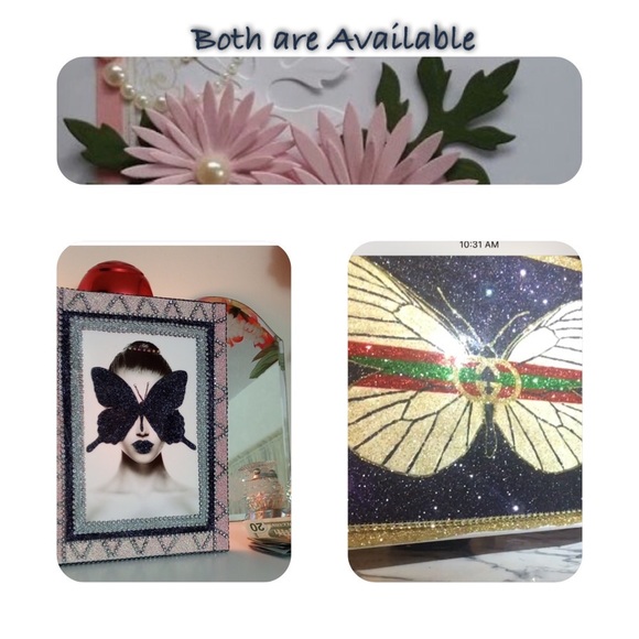 Butterfly Duchess 🌹ONLY 🌹8 by 10 on 9 by 12 Canvas Print Wall Art. - Picture 5 of 9